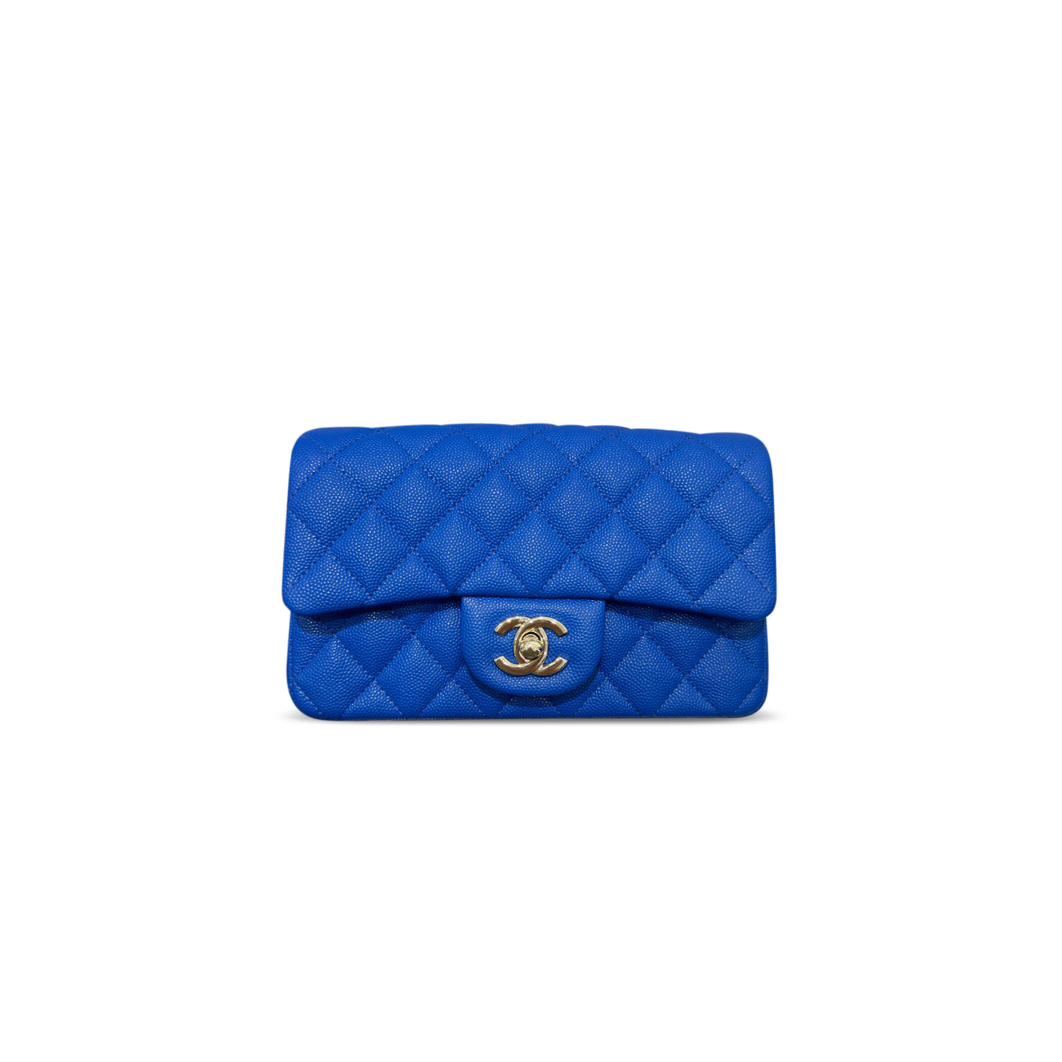 CHANEL CAVIAR MINI CLASSIC FLAP AS1116 (20*13*6cm)